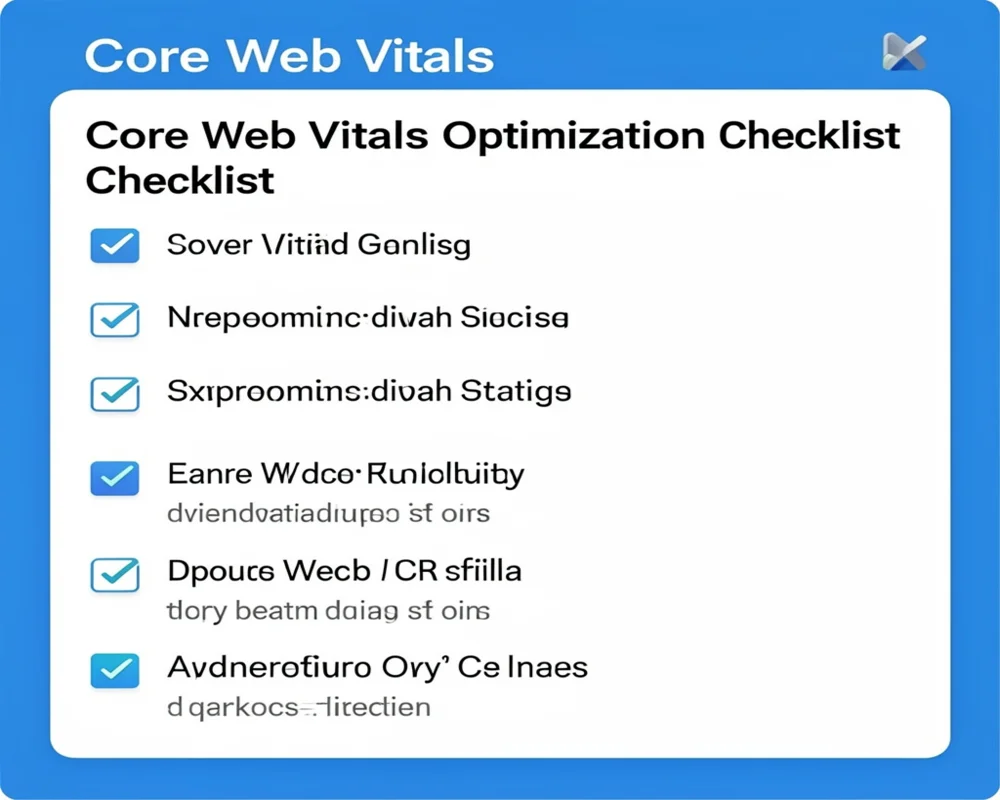Core Web Vitals optimization checklist