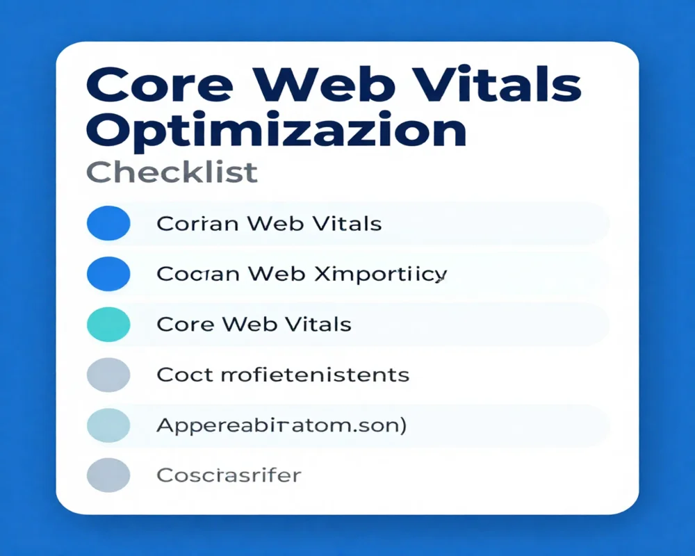 Core Web Vitals optimization checklist
