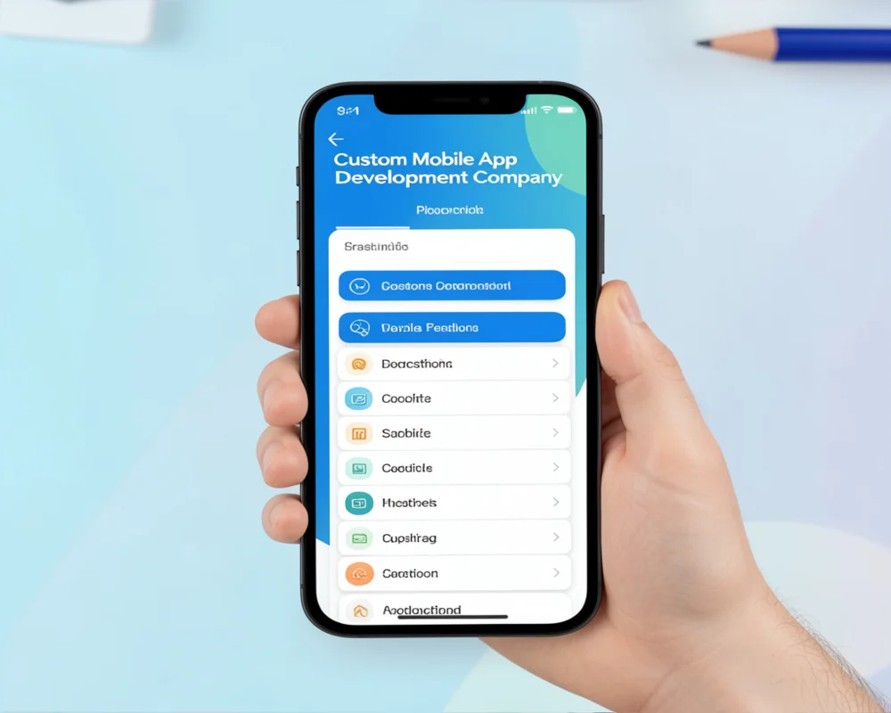 custom mobile app development company 